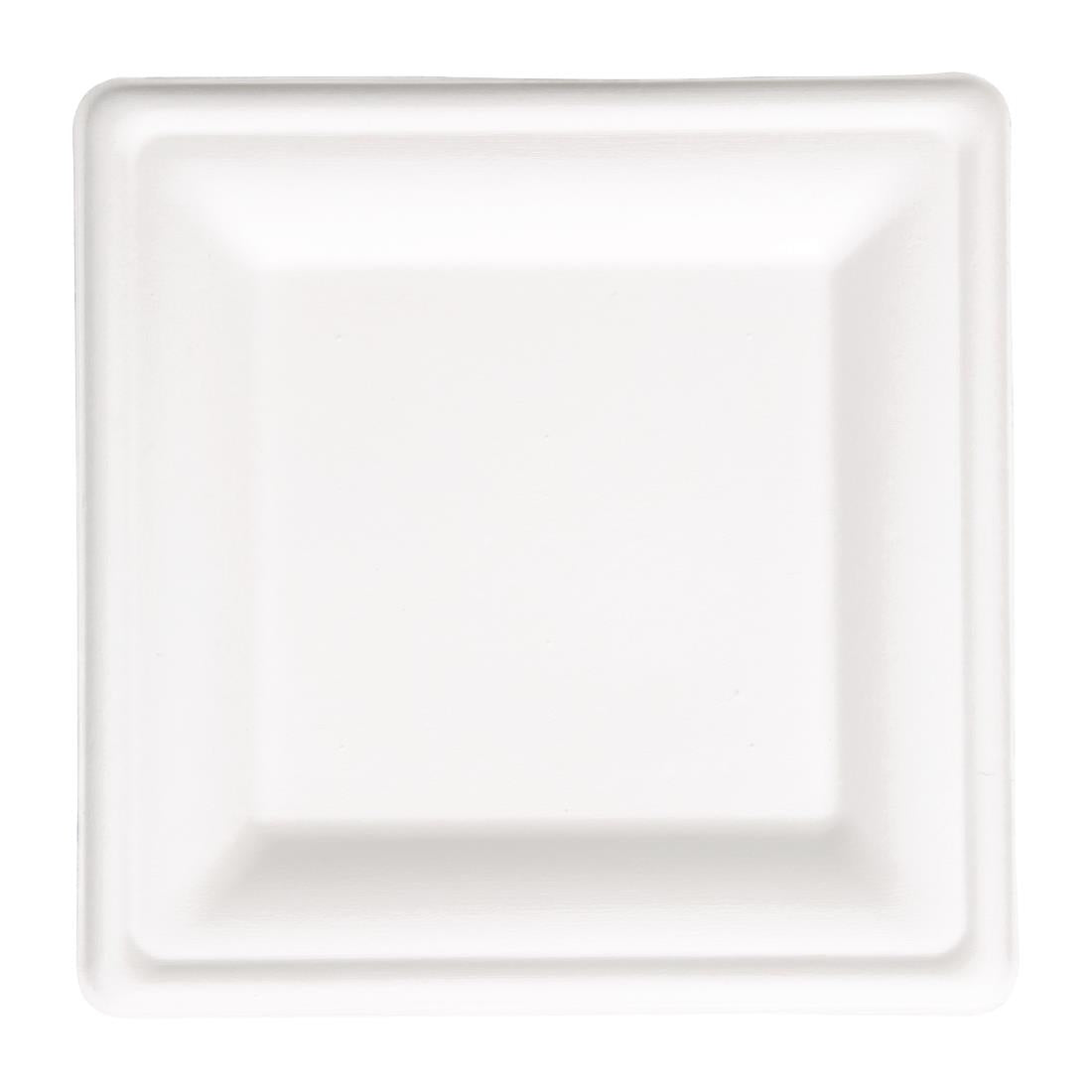Fiesta Compostable Bagasse Square Plate 159mm (50 Pack) (Pack of 50) • PAS-FC518