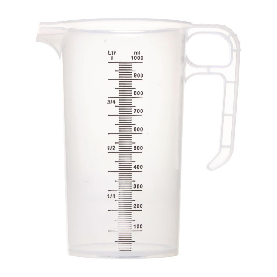 Pro-Measures Polypropylene Measuring Jug 1Ltr • PAS-FD326