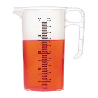 Pro-Measures Polypropylene Measuring Jug 1Ltr • PAS-FD326