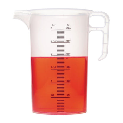 Pro-Measures Polypropylene Measuring Jug 3Ltr • PAS-FD328