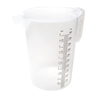 Pro-Measures Polypropylene Measuring Jug 5Ltr • PAS-FD329