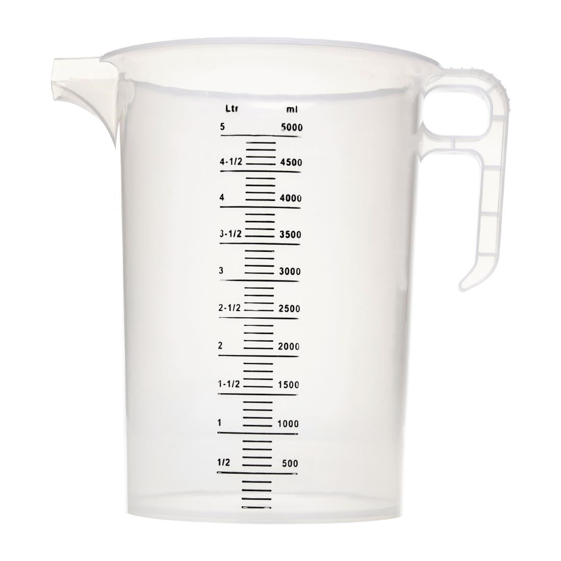 Pro-Measures Polypropylene Measuring Jug 5Ltr • PAS-FD329
