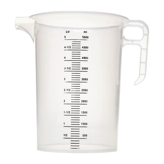 Pro-Measures Polypropylene Measuring Jug 5Ltr • PAS-FD329