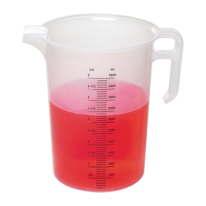 Pro-Measures Polypropylene Measuring Jug 5Ltr • PAS-FD329