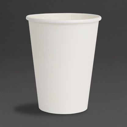 Fiesta Recyclable Paper Coffee Cups 340ml White (1000 Pack) (Pack Quantity: 1000) • PAS-FD400