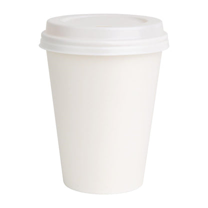 Fiesta Recyclable Paper Coffee Cups 340ml White (50 Pack) (Pack Quantity: 50) • PAS-FD401
