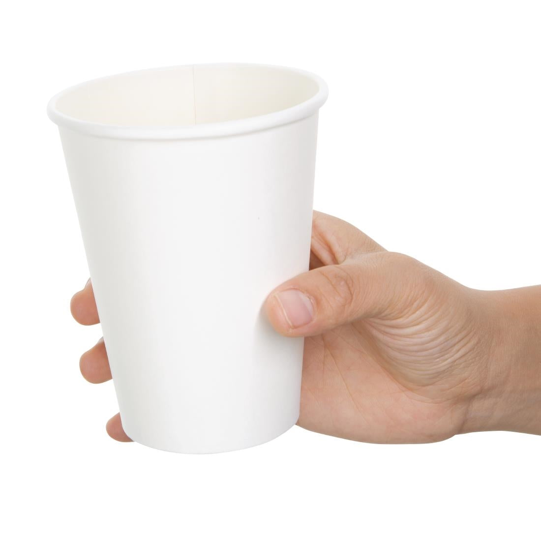 Fiesta Recyclable Paper Coffee Cups 340ml White (50 Pack) (Pack Quantity: 50) • PAS-FD401