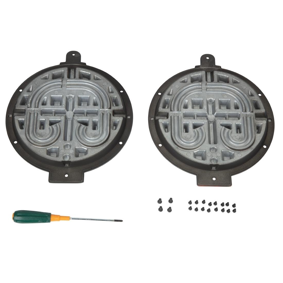 Waring Commercial Belgian Waffle Maker Replacement Plates • PAS-FD469