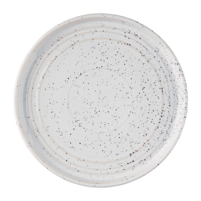 Olympia Cavolo White Speckle Flat Round Plate 180(Ø Pack)mm (6 Pack) (Pack of 6) • PAS-FD902