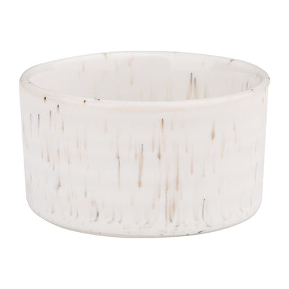 Olympia Cavolo White Speckle Dipping Dish - 67mm 2 2/3" (12 Pack) • PAS-FD905