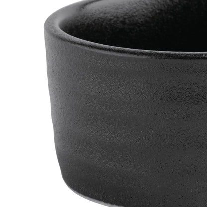 Olympia Cavolo Textured Black Dipping Dish - 67mm 2 2/3" (Box 12) • PAS-FD911
