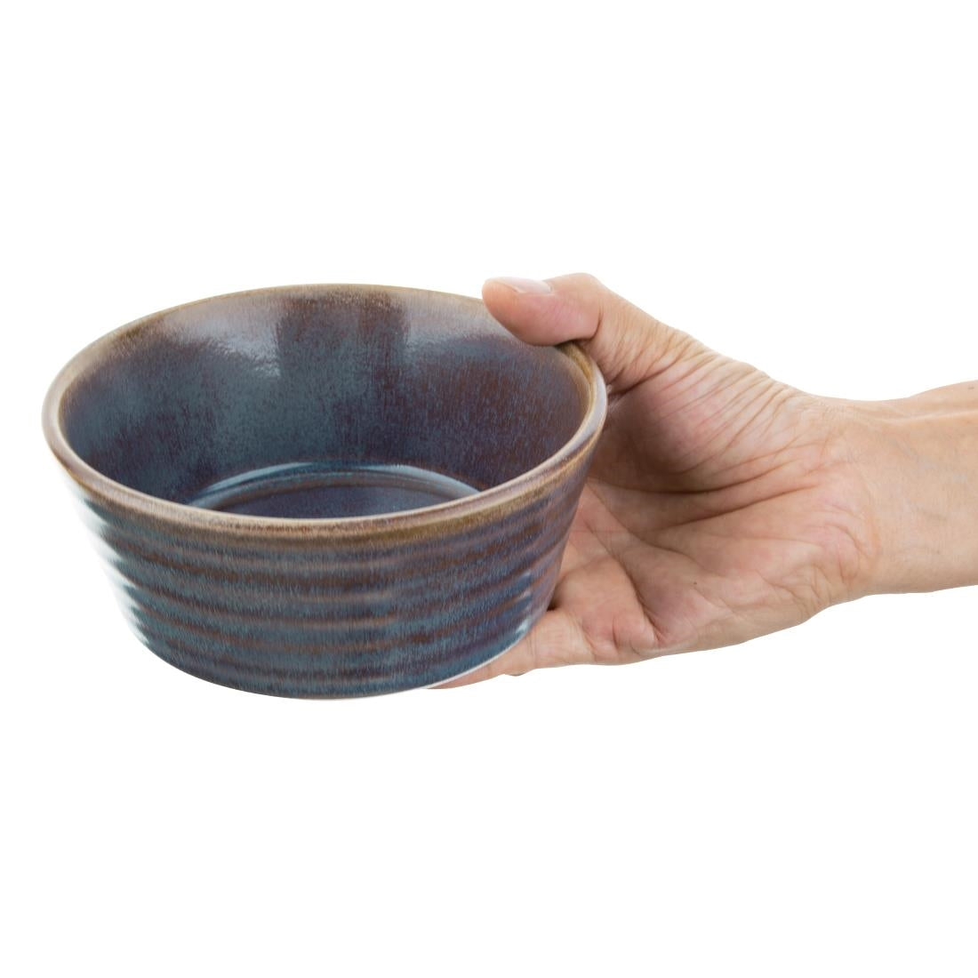 Olympia Cavolo Iridescent Flat Round Bowl 143mm (6 Pack) • PAS-FD912