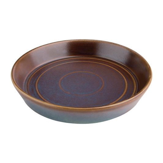 Olympia Cavolo Iridescent Flat Round Bowl - 220mm (4 Pack) • PAS-FD913