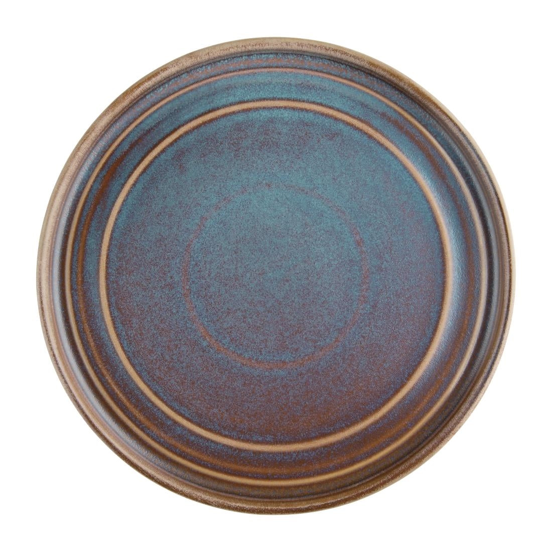 Olympia Cavolo Iridescent Flat Round Plate - 220mm 8 2/3" (6 Pack) • PAS-FD915