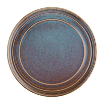 Olympia Cavolo Iridescent Flat Round Plate - 220mm 8 2/3" (6 Pack) • PAS-FD915