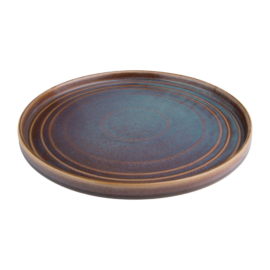 Olympia Cavolo Iridescent Flat Round Plate - 270mm 10 2/3" (4 Pack) • PAS-FD916