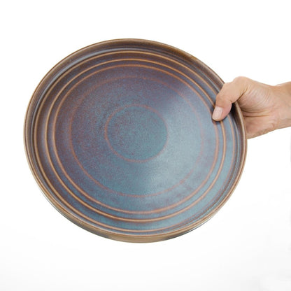 Olympia Cavolo Iridescent Flat Round Plate - 270mm 10 2/3" (4 Pack) • PAS-FD916