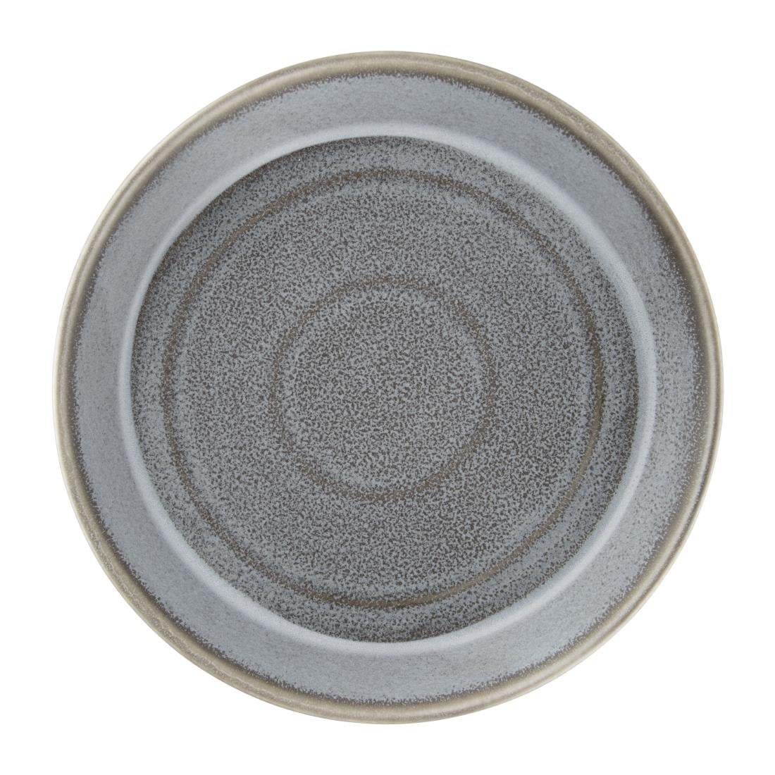 Olympia Cavolo Charcoal Dusk Flat Round Bowl - 220mm (4 Pack) • PAS-FD919