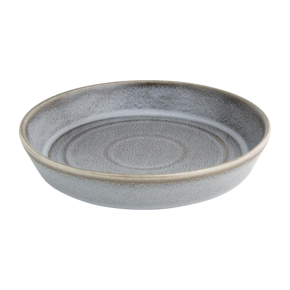 Olympia Cavolo Charcoal Dusk Flat Round Bowl - 220mm (4 Pack) • PAS-FD919