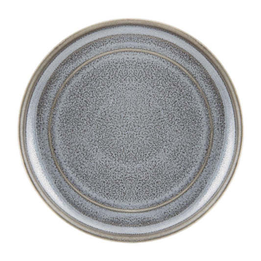 Olympia Cavolo Charcoal Dusk Flat Round Plate - 180mm 7" (6 Pack) • PAS-FD920