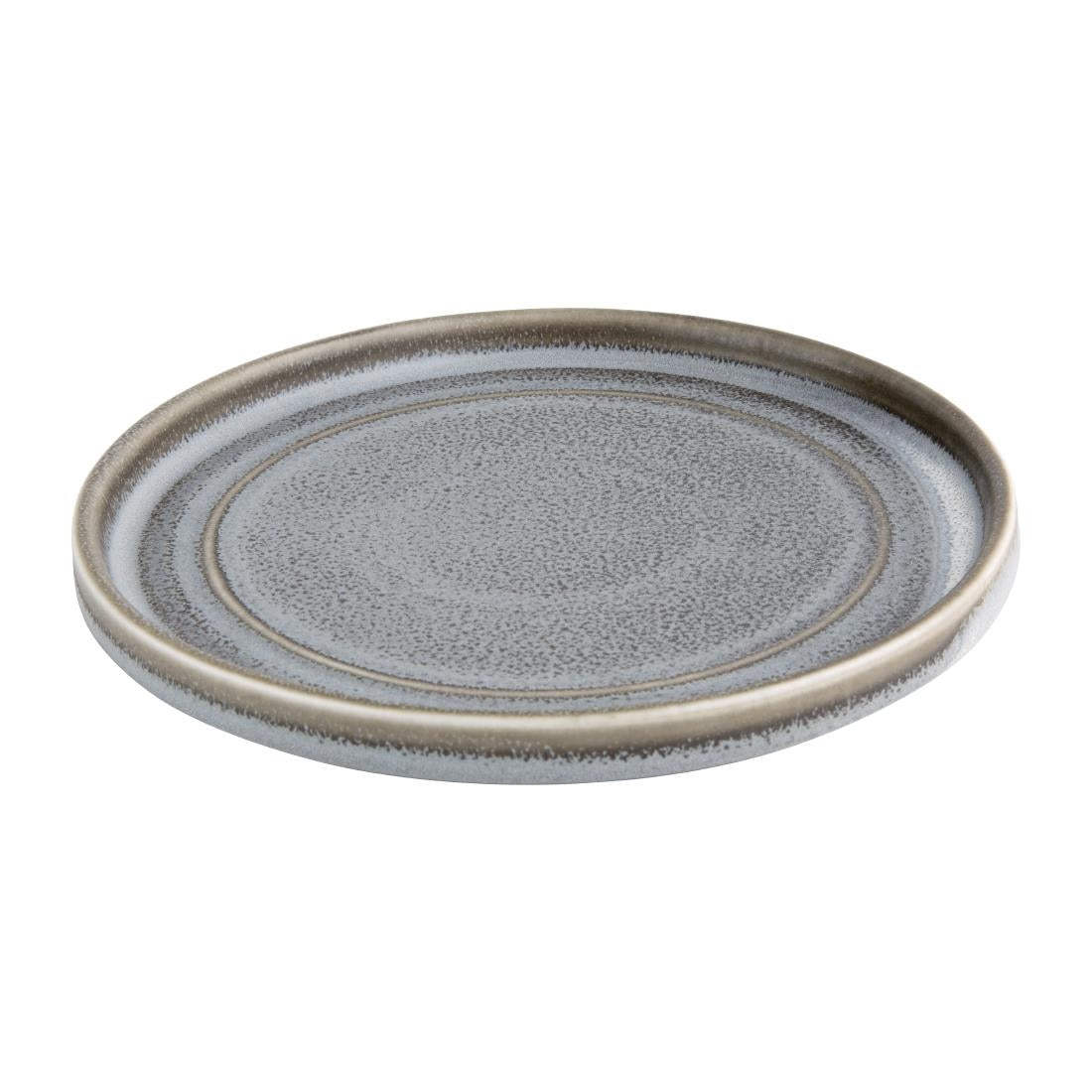 Olympia Cavolo Charcoal Dusk Flat Round Plate 180(Ø Pack)mm (6 Pack) (Pack of 6) • PAS-FD920