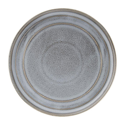 Olympia Cavolo Charcoal Dusk Flat Round Plate - 220mm 8 2/3" (6 Pack) • PAS-FD921
