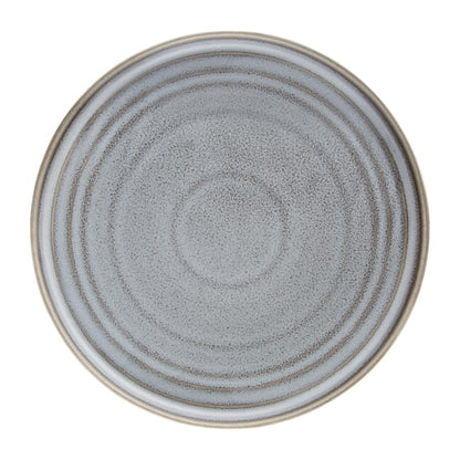 Olympia Cavolo Charcoal Dusk Flat Round Plate - 270mm 10 2/3" (4 Pack) • PAS-FD922