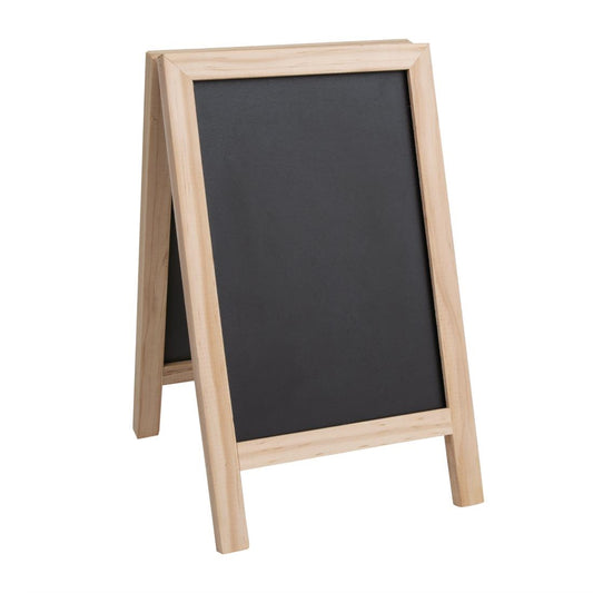 Olympia Mini Folding Menu Board 250(H) x 150(W)mm (Measurements: 250(H) x 150(W)mm / 9.8x5.9") • PAS-FD957