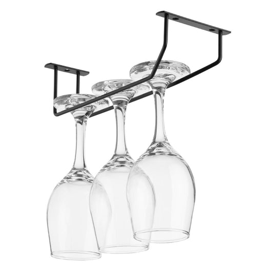 Olympia Wine Glass Rack Black 255mm • PAS-FD987