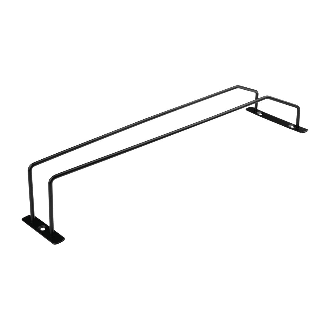 Olympia Wine Glass Rack Black 406mm • PAS-FD988