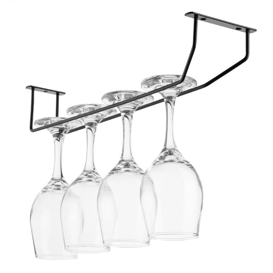 Olympia Wine Glass Rack Black 406mm • PAS-FD988