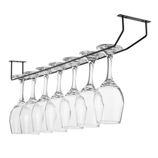 Olympia Wine Glass Rack Black 610mm • PAS-FD989