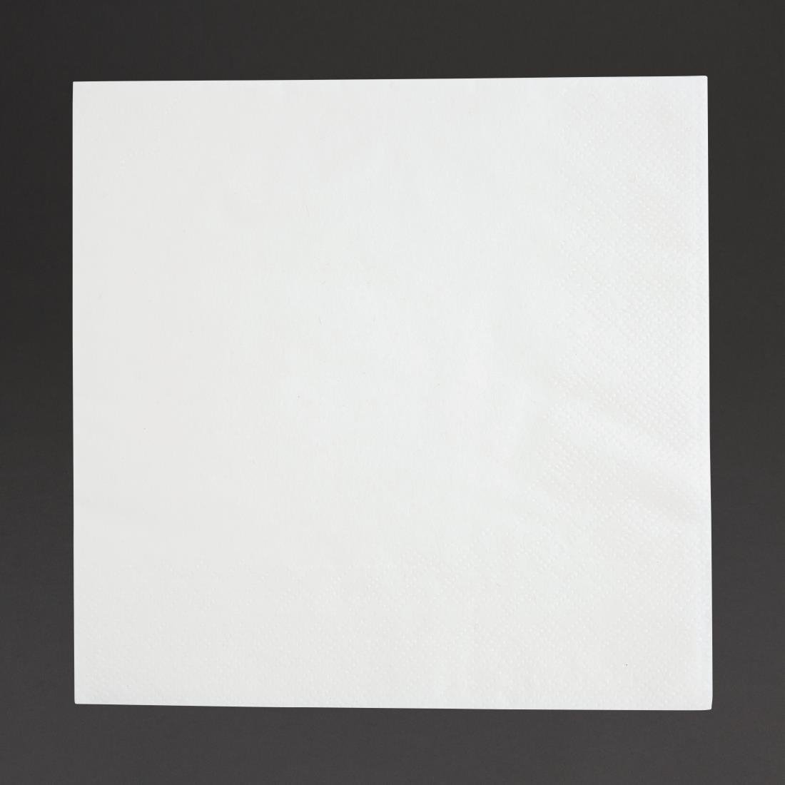 Fiesta Recyclable Lunch Napkin White 330x330mm 2ply 1/4 Fold (Pack of 2000) • PAS-FE219