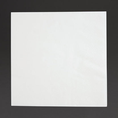 Fiesta Recyclable Lunch Napkin White 330x330mm 2ply 1/4 Fold (2000 Pack) (2 ply | 4 fold | Pack of 2000) • PAS-FE219