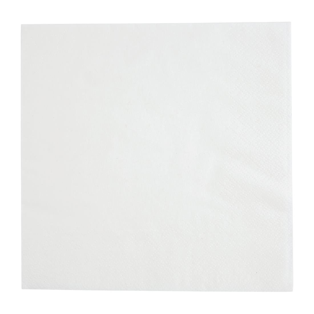 Fiesta Recyclable Lunch Napkin White 330x330mm 2ply 1/4 Fold (Pack of 2000) • PAS-FE219