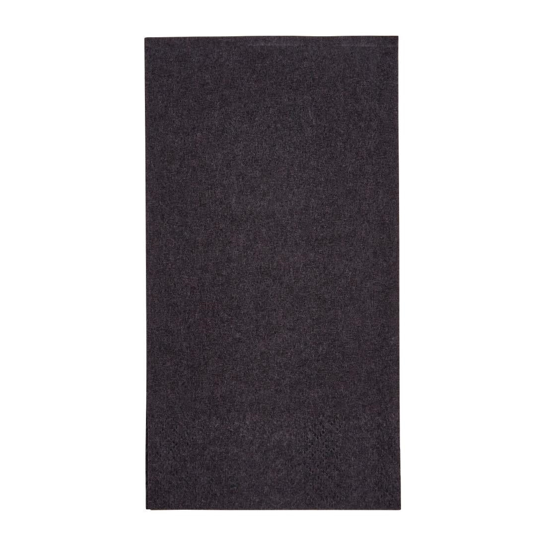 Fiesta Recyclable Lunch Napkin Black 33x33cm 2ply 1/8 Fold (2000 Pack) (Pack of 2000) • PAS-FE233