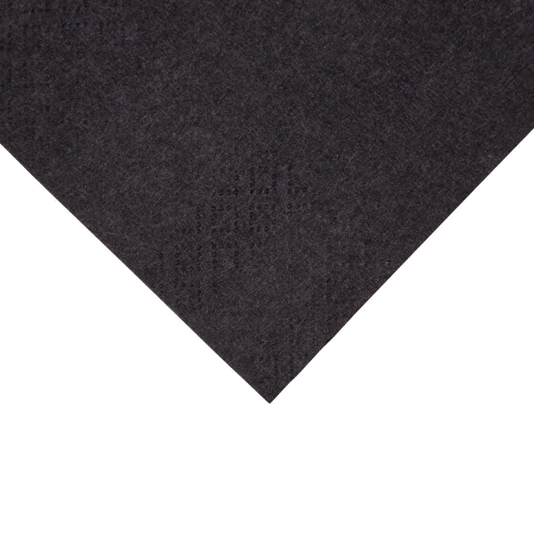 Fiesta Recyclable Lunch Napkin Black 33x33cm 2ply 1/8 Fold (2000 Pack) (Pack of 2000) • PAS-FE233