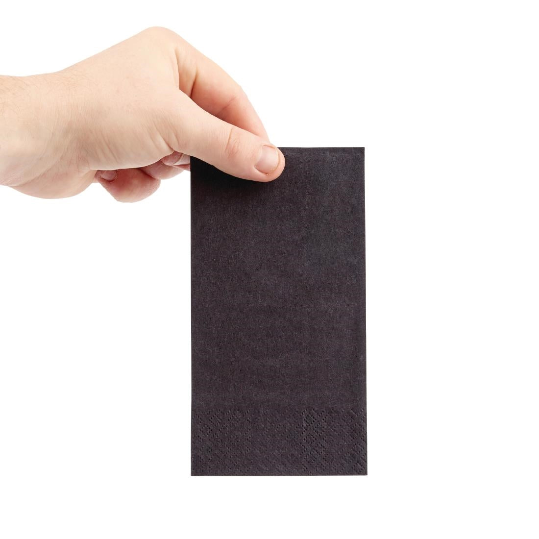 Fiesta Recyclable Lunch Napkin Black 33x33cm 2ply 1/8 Fold (2000 Pack) (Pack of 2000) • PAS-FE233