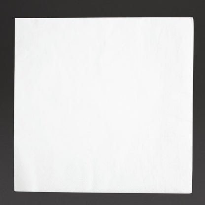 Fiesta Recyclable Dinner Napkin White 400x400mm 2ply 1/4 Fold (2000 Pack) (Pack of 2000) • PAS-FE235