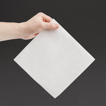 Fiesta Recyclable Dinner Napkin White 400x400mm 2ply 1/4 Fold (2000 Pack) (Pack of 2000) • PAS-FE235