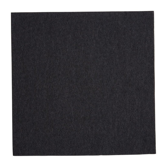 Fiesta Recyclable Dinner Napkin Black 400x400mm 2ply 1/4 Fold (Pack of 2000) • PAS-FE241