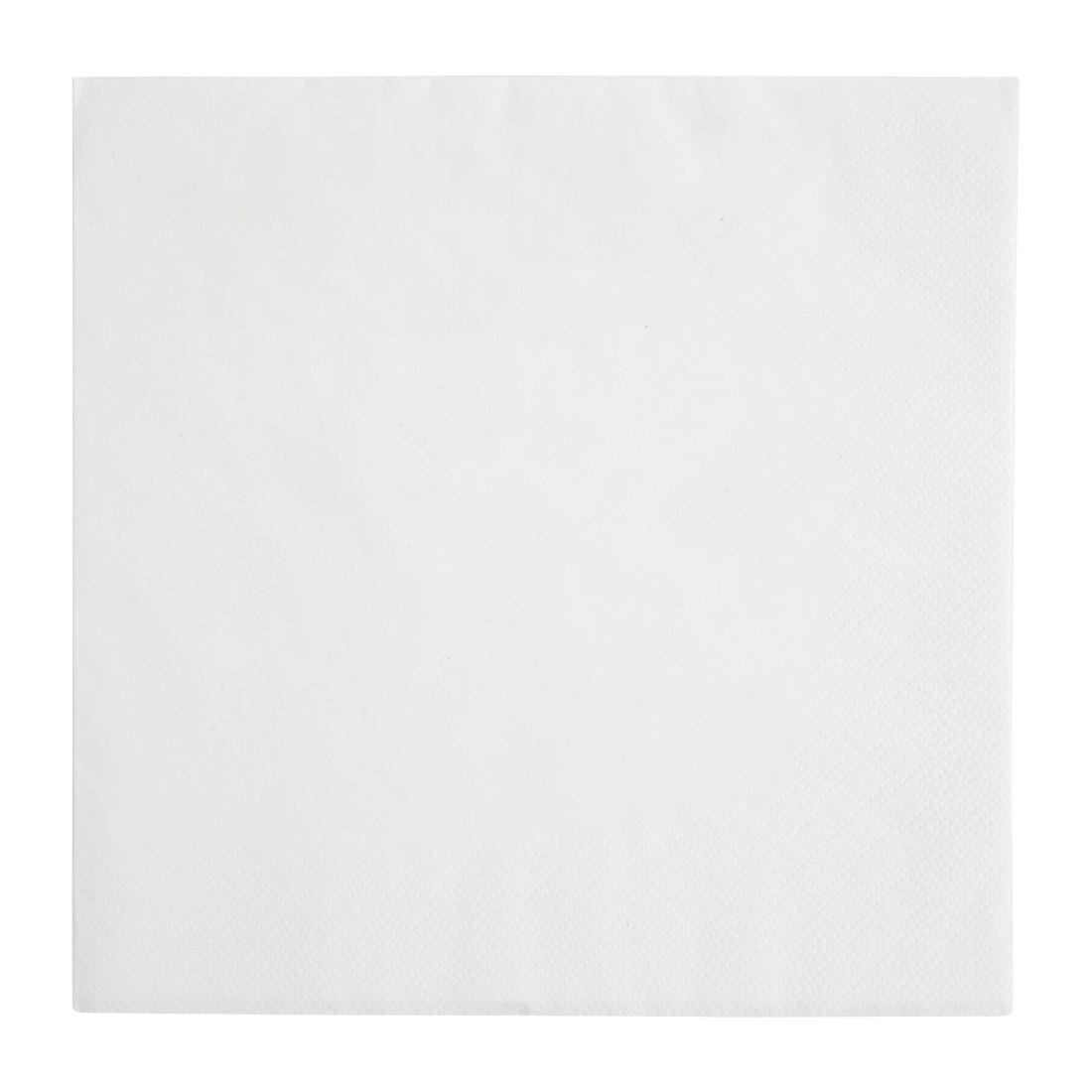 Fiesta Recyclable Dinner Napkin White 400x400mm 3ply 1/4 Fold (Pack of 1000) • PAS-FE251