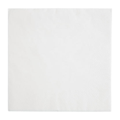 Fiesta Recyclable Dinner Napkin White 400x400mm 3ply 1/4 Fold (Pack of 1000) • PAS-FE251