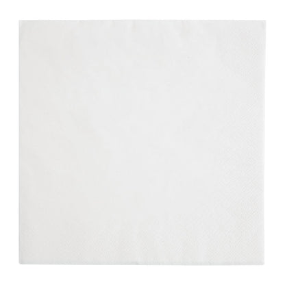Fiesta Recyclable Dinner Napkin White 400x400mm 3ply 1/4 Fold (1000 Pack) (Pack of 1000) • PAS-FE251