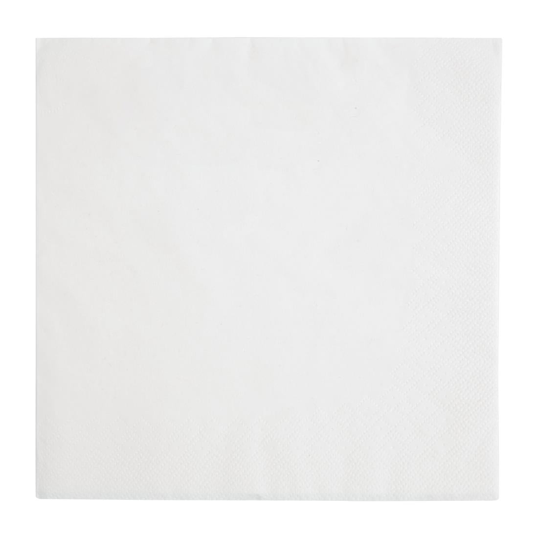 Fiesta Recyclable Dinner Napkin White 400x400mm 3ply 1/4 Fold (1000 Pack) (3 ply | fold | Pack of 1000) • PAS-FE251