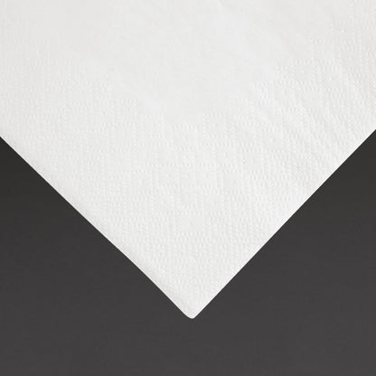 Fiesta Recyclable Dinner Napkin White 400x400mm 3ply 1/4 Fold (1000 Pack) (Pack of 1000) • PAS-FE251