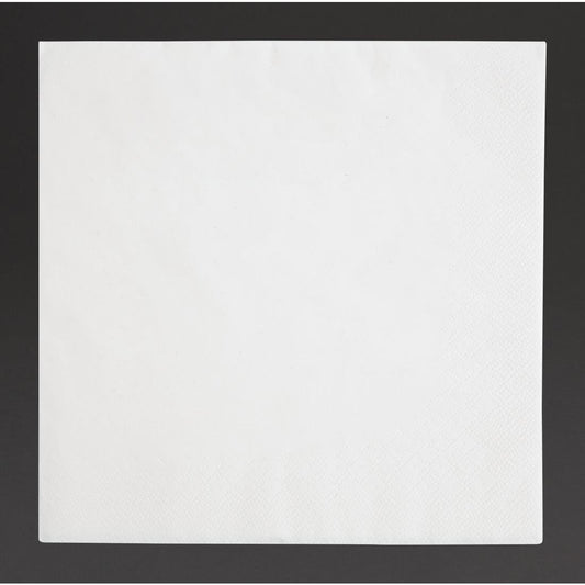 Fiesta Recyclable Dinner Napkin White 400x400mm 3ply 1/4 Fold (Pack of 1000) • PAS-FE251