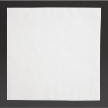 Fiesta Recyclable Dinner Napkin White 400x400mm 3ply 1/4 Fold (1000 Pack) (Pack of 1000) • PAS-FE251