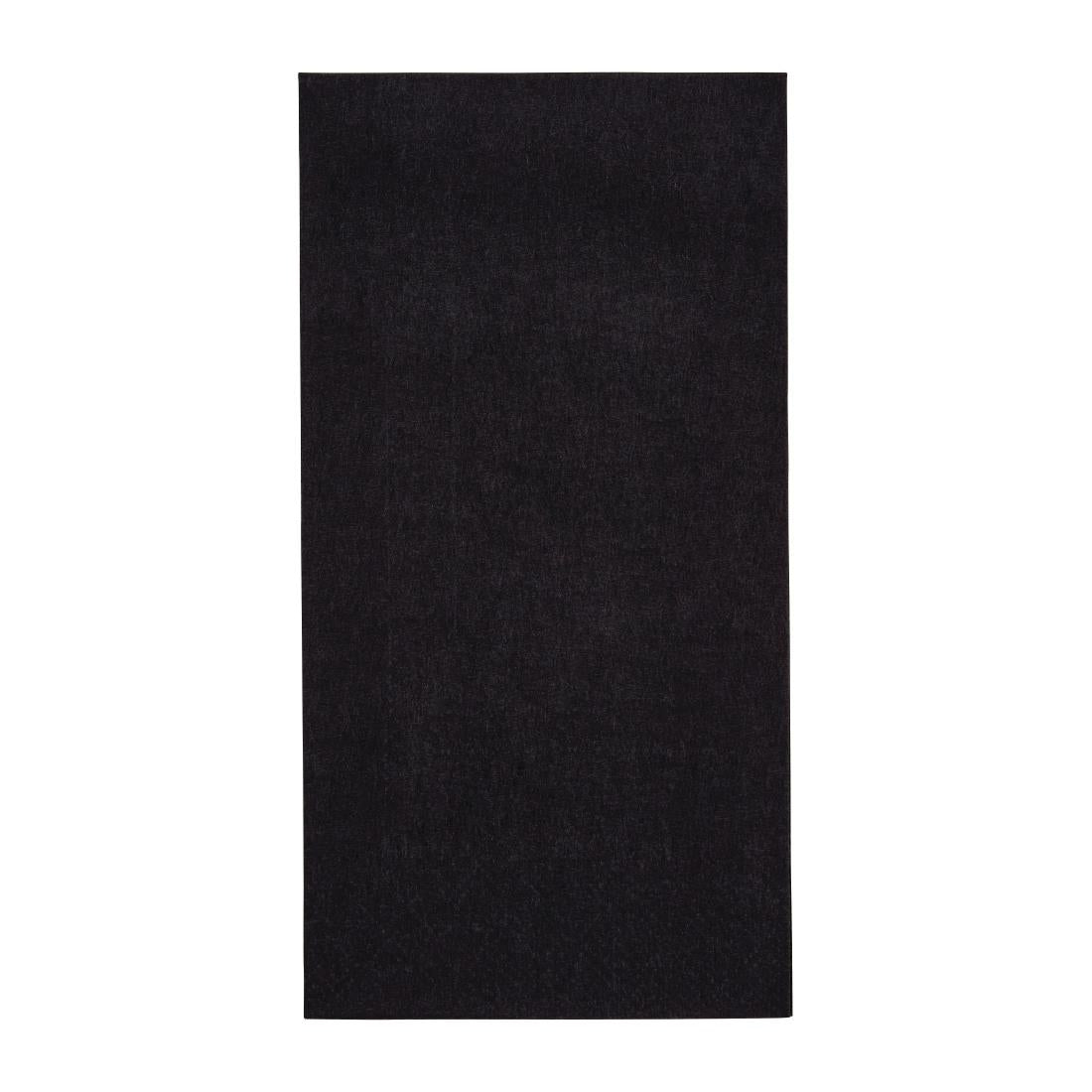 Fiesta Recyclable Dinner Napkin Black 400x400mm 3ply 1/8 Fold (1000 Pack) (Pack of 1000) • PAS-FE261