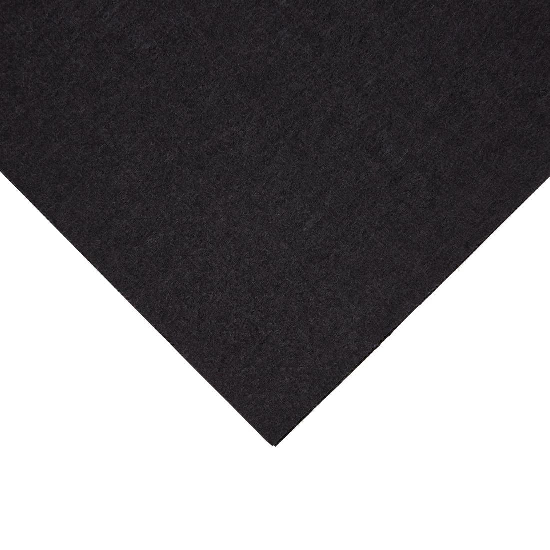 Fiesta Recyclable Dinner Napkin Black 400x400mm 3ply 1/8 Fold (1000 Pack) (Pack of 1000) • PAS-FE261